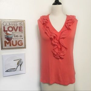 GNW Salmon Pink Ruffled Blouse